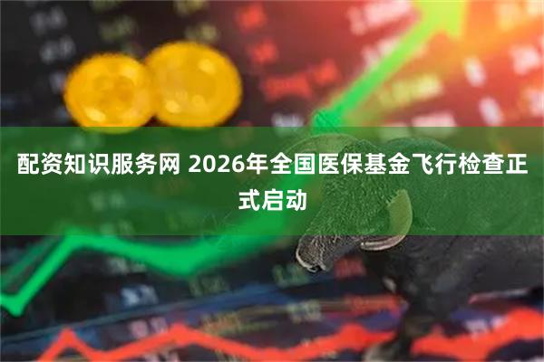 配资知识服务网 2026年全国医保基金飞行检查正式启动